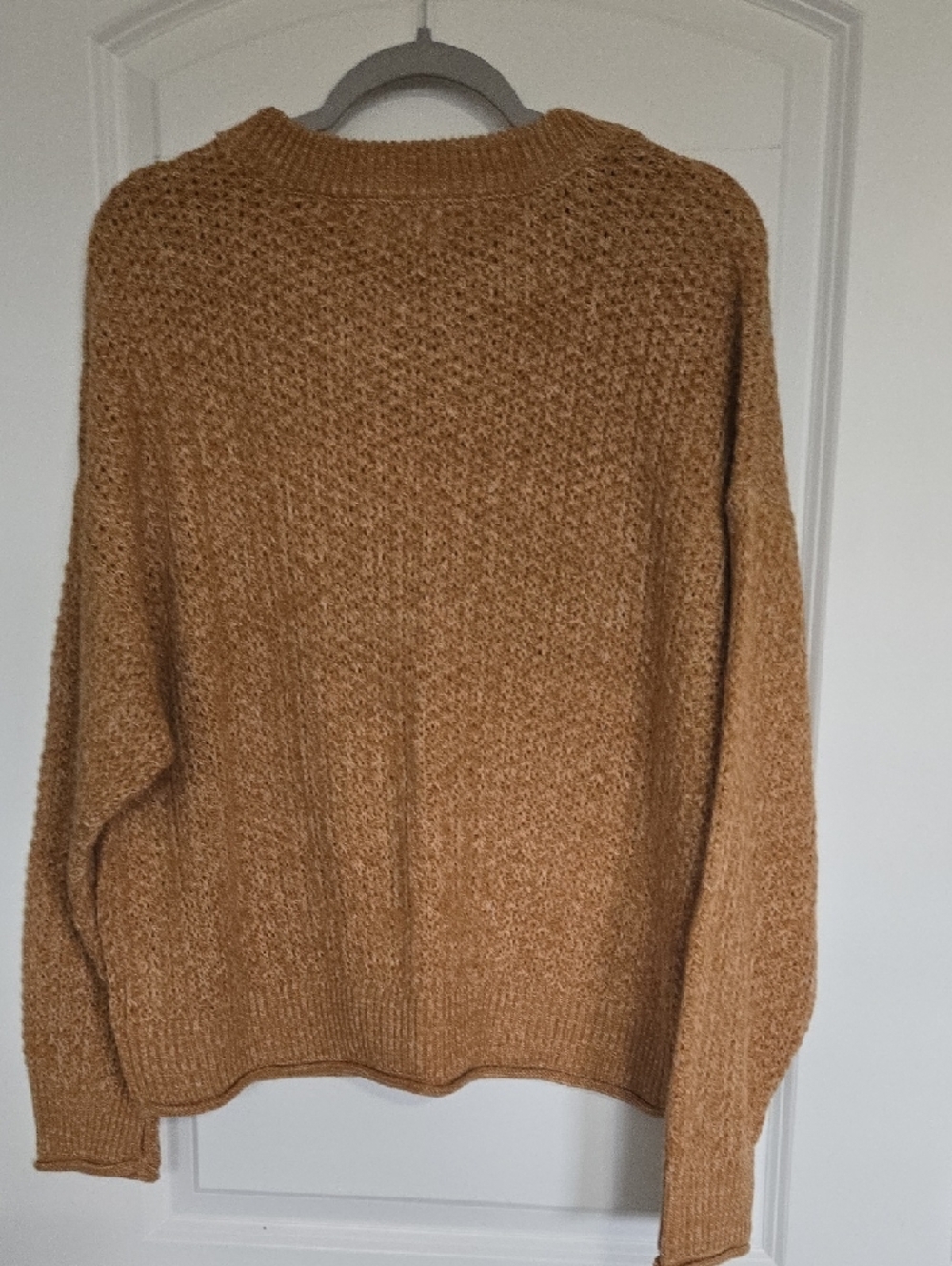 Universal Thread Women's Camel Crewneck Sweater - Picture 3 of 3